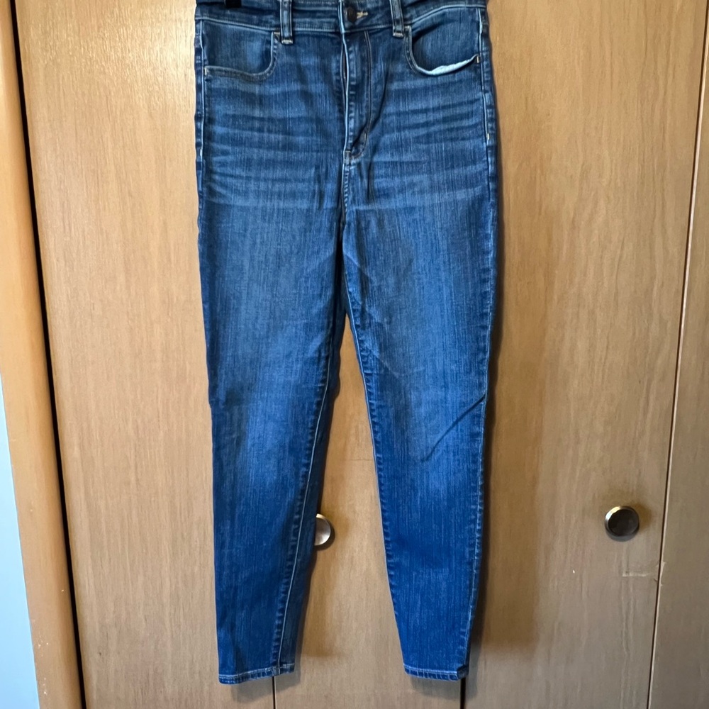 American Eagle Outfitters Dark Blue Skinny Jeans